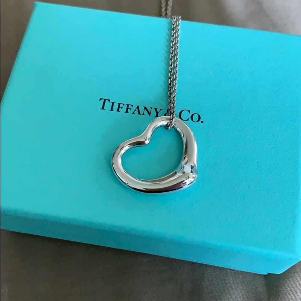 Authentic Tiffany and Co heart necklace - Picture 1 of 3